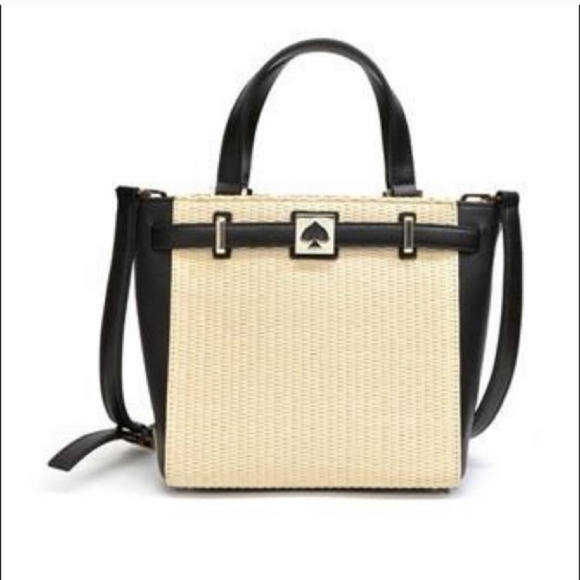 kate spade Handbags - Kate Spade Houston Street Straw Totebag NWOT
